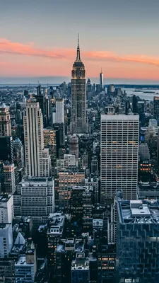 Обои на телефон манхэттен, нью-йорк, сша, небоскребы - скачать бесплатно в  высоком качестве из категории \"Города\"