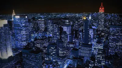 Обои на телефон город, здания, вид сверху, мегаполис, нью-йорк, сша -  скачать бесплатно в высоком качестве из категории \"Города\"