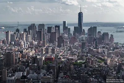 Нью-Йорк Сити Скайлайн редакционное изображение. изображение насчитывающей  панорама - 166130385