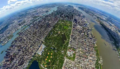 Нью-Йорк сверху стоковое изображение. изображение насчитывающей увиденный -  206005835