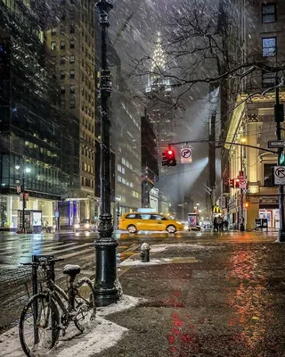 Зимой В Ньюйорке — стоковые фотографии и другие картинки Нью-Йорк - Нью-Йорк,  Зима, Штат Нью-Йорк - iStock