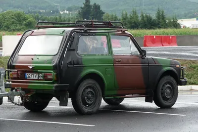 Off Road Car Lada Niva Camo at the Forest Editorial Photo - Image of lada,  camo: 215495421