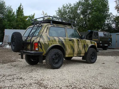 Нива камуфляж! - Отзыв владельца автомобиля Lada (ВАЗ) 2121 (4x4) 2018 года  ( I Рестайлинг ): 1.7 MT (83 л.с.) 4WD | Авто.ру