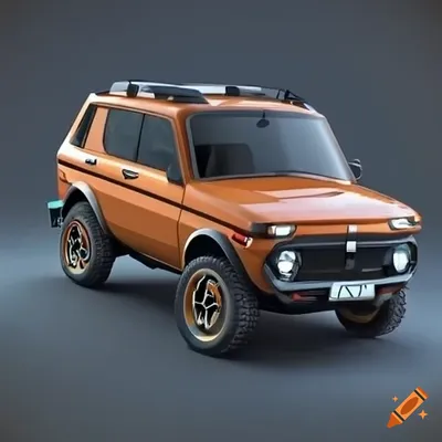 Moscow, Russia - December 25, 2018: Black Russian off-road car Lada Niva  4x4 (VAZ 2121 / 21214) parked on the field Stock Photo - Alamy