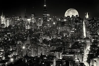 Ночной нью-йорк. нуар, реалистично. …» — создано в Шедевруме