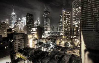 Пазл «Ночной Нью- Йорк» из 315 элементов | Собрать онлайн пазл №172475