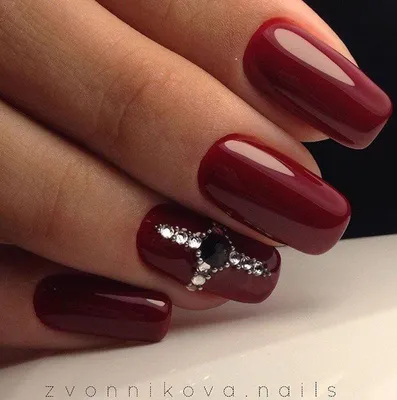 Autumn nails, Fall nails 2016, Fashion autumn nails, Festive maroon nails,  Maroon nails, Maroon nails by ge… | Cute nail art designs, Cool nail art,  Latest nail art