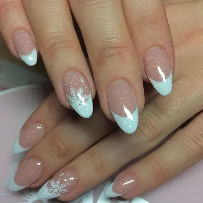 French Classic Nails Design Stock Photo - Image of hand, cosmetics:  186993690