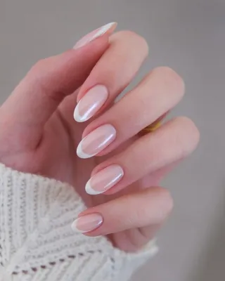 French classic manicure. Female fingers with beautiful nails. Salon and  pretty woman concept. AI generated 26915062 Stock Photo at Vecteezy