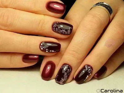 Бордовый@pro_nailss #Марсала@pro_nailss #Глитер@pro_nailss  #Весна@pro_nailss.. | Pro-Nail | Ногти |Дизайн |Фото |Маникюр |Педикюр |  ВКонтакте