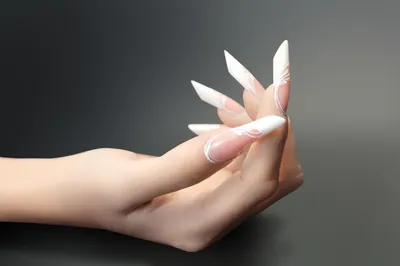600 шт. гроб ногти прозрачные длинные накладные ногти искусственные полное  покрытие поддельные профессиональный маникюр DIY горный пик дизайн |  AliExpress