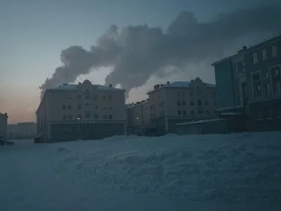 Из-за аномального количества осадков Норильск превратился в город-сугроб.  Есть фото