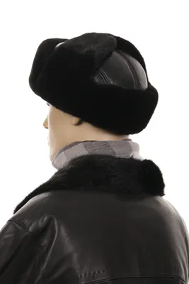 Мужская зимняя норковая шапка \"Полковник\" по выгодной цене от компании  Меховой Стиль