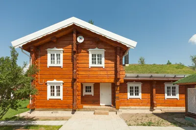 Дом из лафета под ключ, цена на проекты домов из лафета в Минске