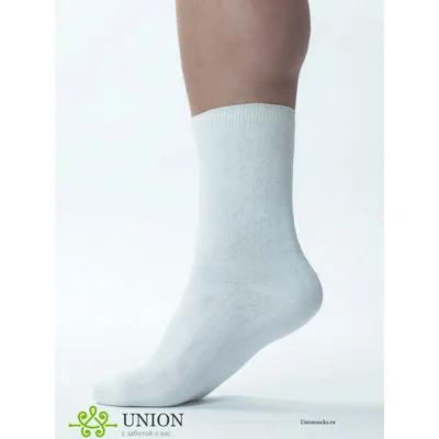 Высокие женские носки белого цвета с котиком Модель: 217K-1975 Цвет: белый  – Mark Formelle
