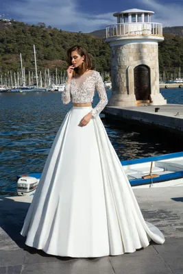 Свадебное платье crop top VS-Bride Melody — купить в Москве - Свадебный ТЦ  Вега