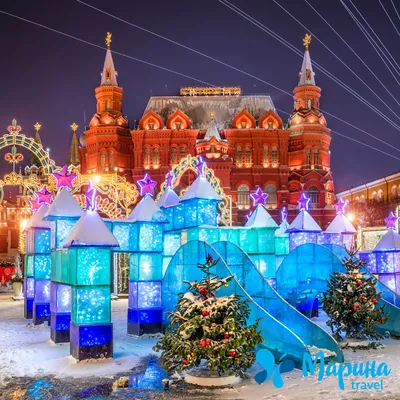 Москву украсили к Новому году и Рождеству