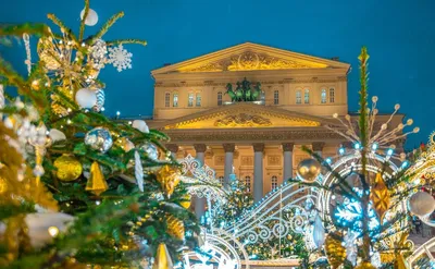 Как украшают города и улицы на Новый год: Новогодняя Москва