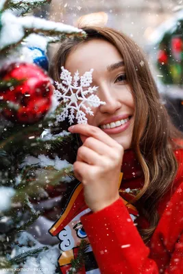 Новогодняя фотосессия на улице