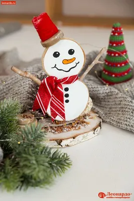 Новогодние поделки: Снеговики из пластиковых ложек - YouLoveIt.ru