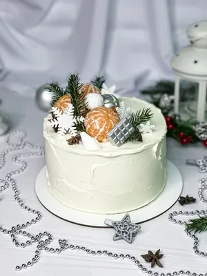 Изображения новогодних тортов для скачивания в webp