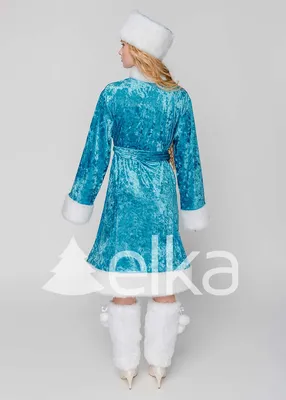 Костюм Снегурочки Искра голубая, 8137, размер ONE SIZE | Сравнить цены на  ELKA.UA