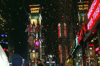 новый год в Нью Йорке, новый год в США