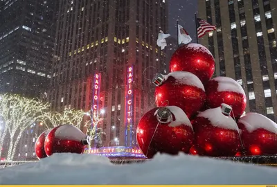 Рождество в Нью-Йорке: обои с городами и странами, картинки, фото 1024x768