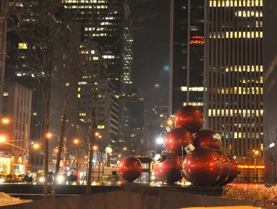 Рождественский нью йорк обои - 66 фото