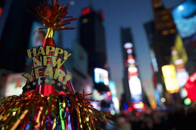 новый год в Нью Йорке, новый год в США