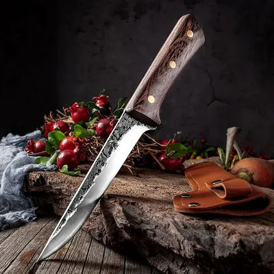 Кованый нож для убоя, специальный рыболовный нож для забоя свиней, овец и  рыб, Мясницкий Кливер из нержавеющей стали | AliExpress