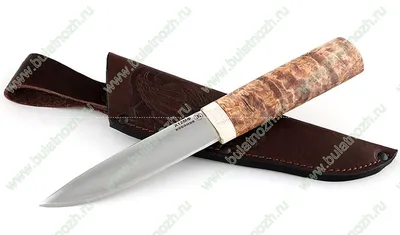 Нож Якут Малый (х12мф, карельская берёза) купить в интернет-магазине  «Булатный нож»