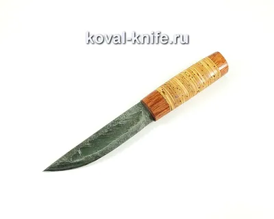 Нож Якут Малый (9ХС, комбинированная рукоять, резной Медведь, ножны рог  лося-кожа) купить в интернет-магазине «Булатный нож»