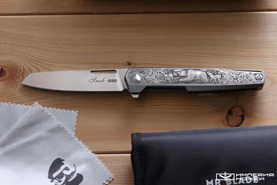 Нож Медведь Наборная кожа, 95Х18, купить по цене 4730 руб. артикул ZOZ-7742  ◈ интернет магазин Нож74 Москва