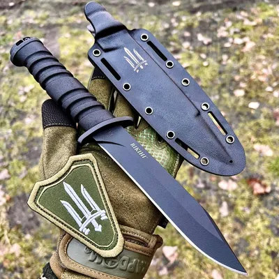 Нож НС-22 с серрейтором (X50CrMoV15, Наборная кожа, Алюминий) stilm-0110  купить по цене 4550 руб