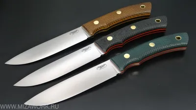 Купить нож Ирбис 2 (М398, фултанг, карбон сильвер, формованные ножны)  ручной работы в кузнице Династия