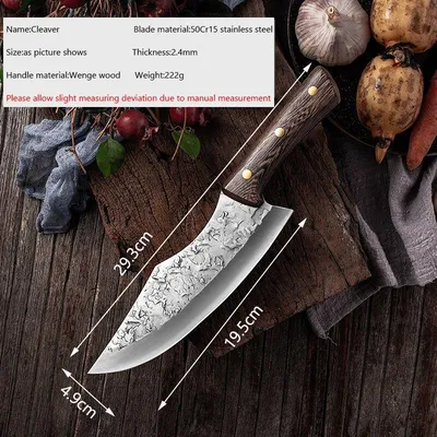 Японский нож ручной работы из стали, кухонные ножи для обвалки, нож для  нарезки шеф-повара, сантоку-тесак – лучшие товары в онлайн-магазине Джум Гик
