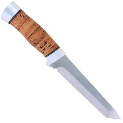 Купить нож охотничий, туристический Телохранитель Н10, сталь ЭИ-107,  рукоять: дюраль, береста наборная