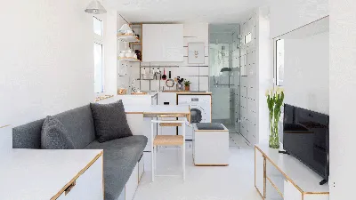 Дизайн маленькой кухни: 120 фото интересных идей 2024 года по оформлению и  планировке небольших кухонь