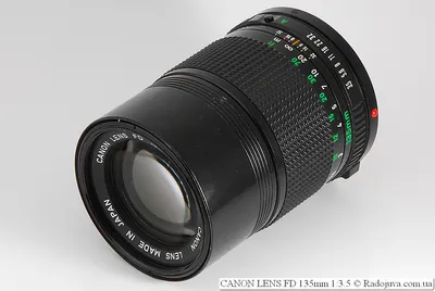 Обзор CANON LENS FD 135mm 1:3.5 | Радожива