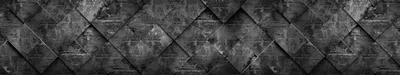 Скинали №6359 - Объемные выступающие кубы (плитки) в черно-белой гранж  обработке - фартук из стекла в Минске