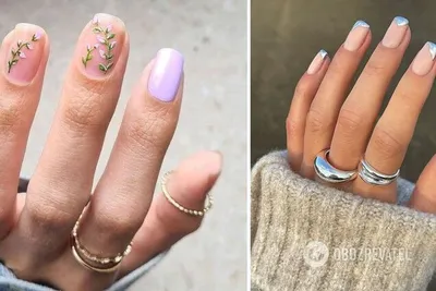 Трендовый дизайн ногтей 2023, идея маникюра | Ногти, Маникюр, Гелевые ногти