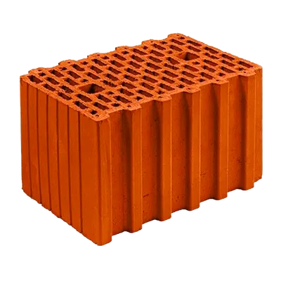 Решение: Фасадная система кирпичной облицовки с применением пустотелых  керамических блоков