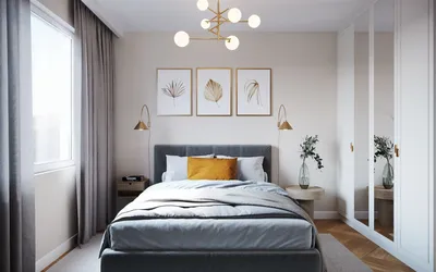 Комбинирование обоев в спальне — 13 свежих идей с фото