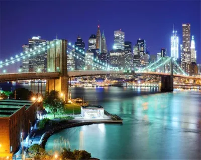 NYC, night , wallpaper, city lights | Путешествия, Нью-йорк, Йорки