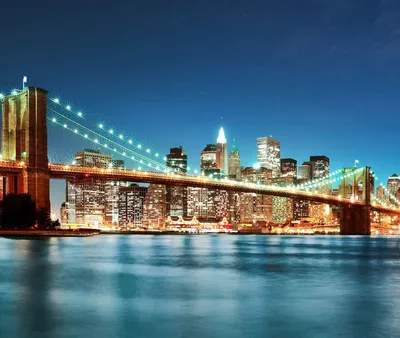 Обои город в интерьере фото 368 x 280 см 3D Нью-Йорк на рассвете  (13330P10)+клей (ID#1400004250), цена: 1400 ₴, купить на Prom.ua
