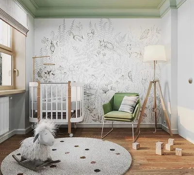 Обои в детскую комнату: 96 фото дизайнов, советы по выбору | ivd.ru | Идеи  домашнего декора, Дизайн дома, Обои для детской комнаты