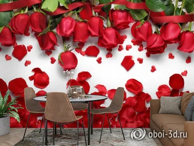 Фотообои Розы и сферы на стену. Купить фотообои Розы и сферы в  интернет-магазине WallArt
