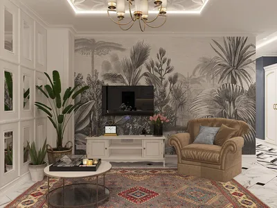 Настенные обои в интерьере | homify