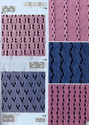 9 красивых ажурных узоров спицами. Схемы вязания | Вязание с  Paradosik_Handmade | Дзен